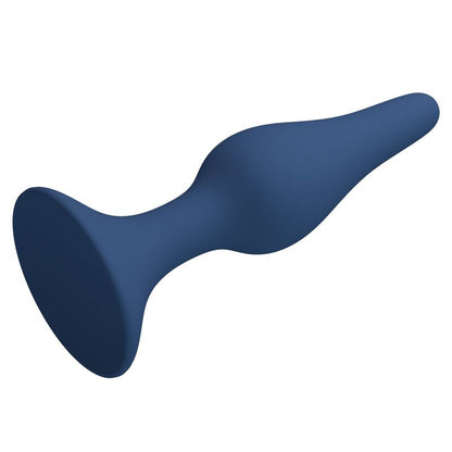 MR PLAY - PLUG ANAL FIN EN SILICONE BLEU TAILLE S