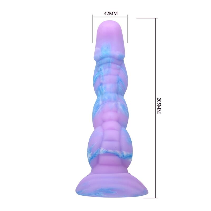 POWER MONSTERS - ALIEN FANTASY GODEMICHET EN SILICONE 20,5 CM Ø 4,8 CM