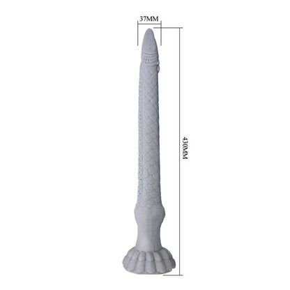 POWER MONSTERS - GODEMICHET EN SILICONE BASILISK FANTASY 43 CM Ø 5 CM