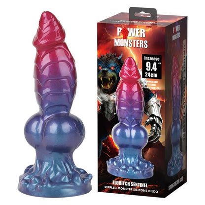 POWER MONSTERS - ELDRITCH SENTINEL BICOLOR FANTASY GODEMICHET EN SILICONE 24 CM Ø 5 CM