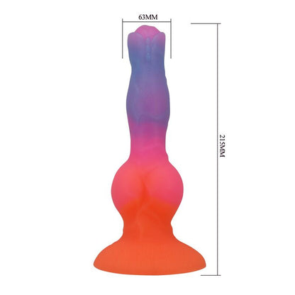 POWER MONSTERS - GODEMICHET EN SILICONE HERCULES FANTASY 21,5 CM Ø 5 CM