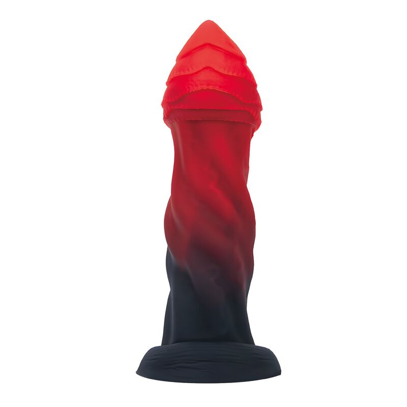 POWER MONSTERS - GOLIATH INFERNAL BICOLORE FANTASY GODEMICHET EN SILICONE 25 CM Ø 6 CM