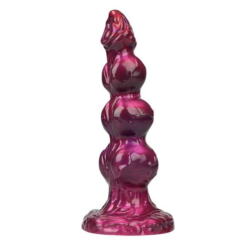 POWER MONSTERS - PRIMAL BEASTLORD GODEMICHET EN SILICONE TRANSLUCIDE ROSE FANTASTIQUE 26 CM Ø 5 CM