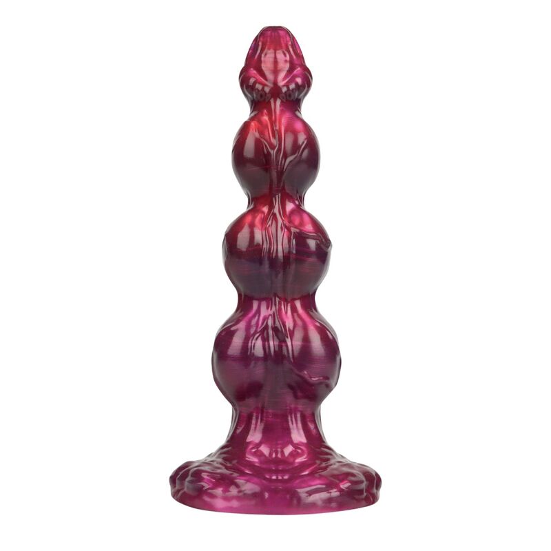 POWER MONSTERS - PRIMAL BEASTLORD GODEMICHET EN SILICONE TRANSLUCIDE ROSE FANTASTIQUE 26 CM Ø 5 CM