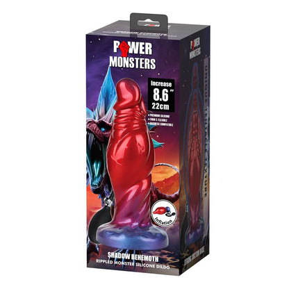 POWER MONSTERS - SHADOW BEHEMOTH GONFLABLE BICOLOR EN SILICONE FANTASY 22 CM Ø 5 CM