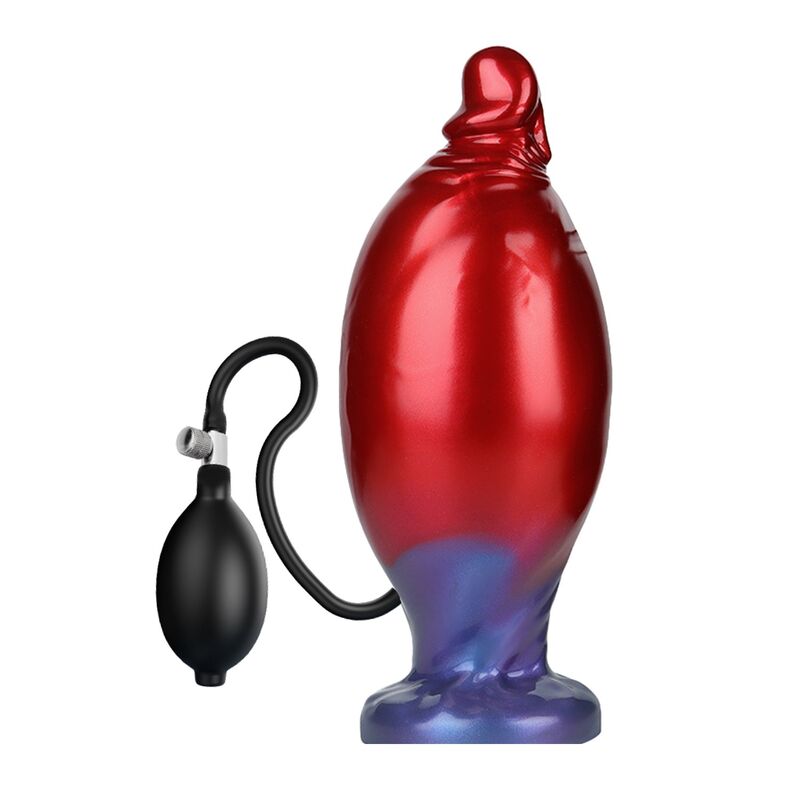 POWER MONSTERS - SHADOW BEHEMOTH GONFLABLE BICOLOR EN SILICONE FANTASY 22 CM Ø 5 CM
