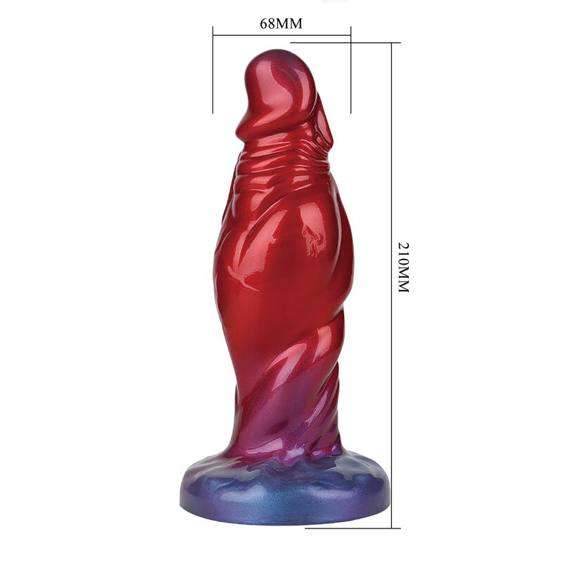 POWER MONSTERS - SHADOW BEHEMOTH GONFLABLE BICOLOR EN SILICONE FANTASY 22 CM Ø 5 CM