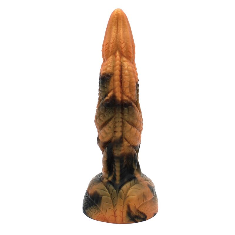 POWER MONSTERS - TYRANNOSAURE BICOLORE FANTASY GODEMICHET EN SILICONE 20,5 CM Ø 5 CM