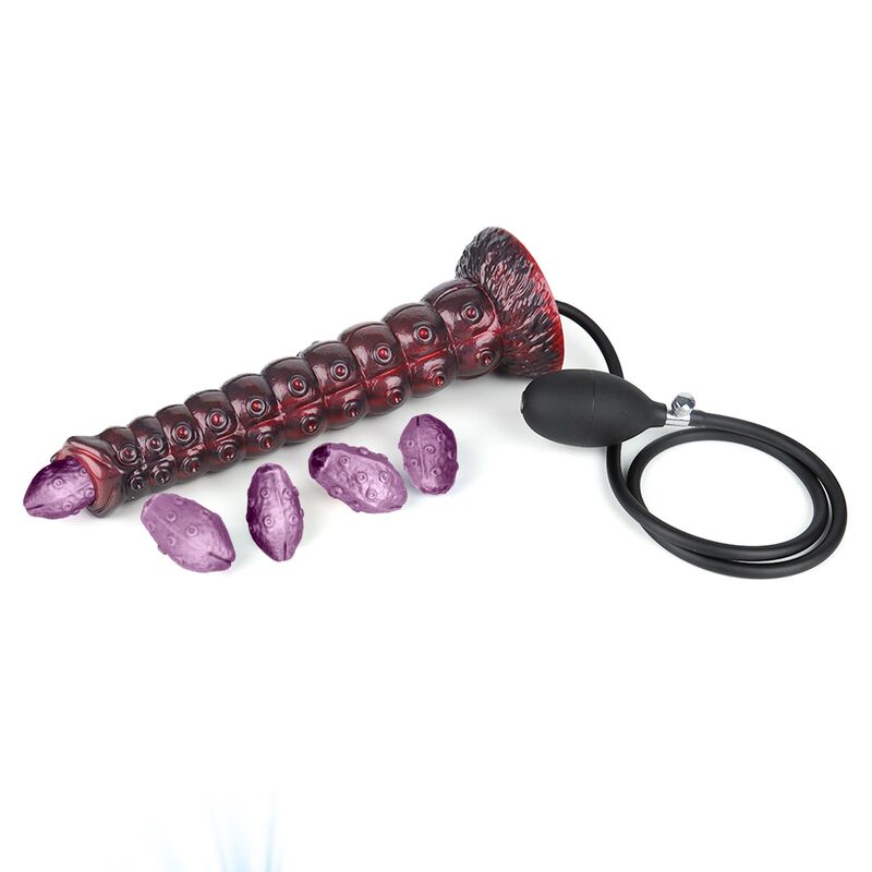 POWER MONSTERS - VOIDCLAW BRUTE GONFLABLE EN SILICONE BICOLOR 29 CM Ø 5,7 CM