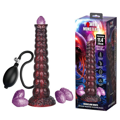 POWER MONSTERS - VOIDCLAW BRUTE GONFLABLE EN SILICONE BICOLOR 29 CM Ø 5,7 CM