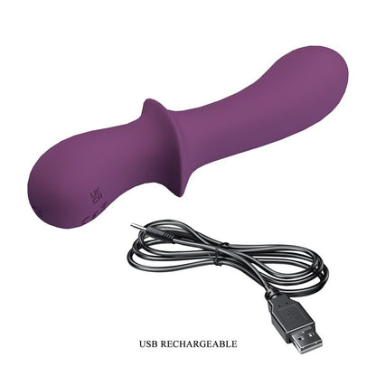 PRETTY LOVE - VIBRATEUR RECHARGEABLE ABIGAIL 10 FONCTIONS VIOLET