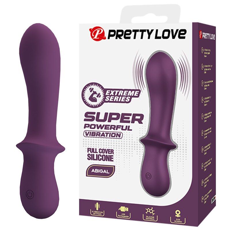 PRETTY LOVE - VIBRATEUR RECHARGEABLE ABIGAIL 10 FONCTIONS VIOLET