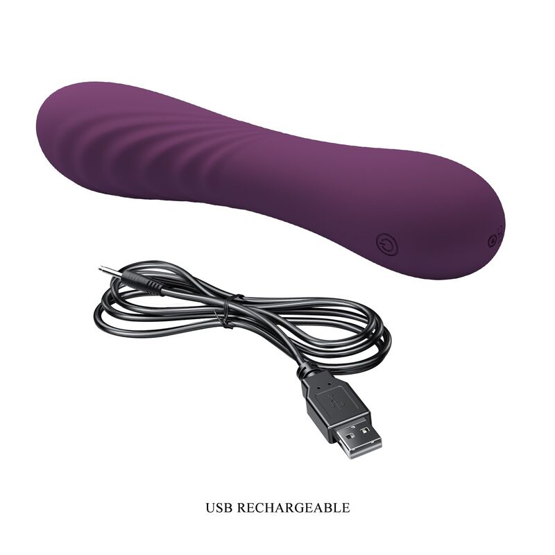 PRETTY LOVE - VIBRATEUR RECHARGEABLE ALEXISROSE 10 FONCTIONS VIOLET