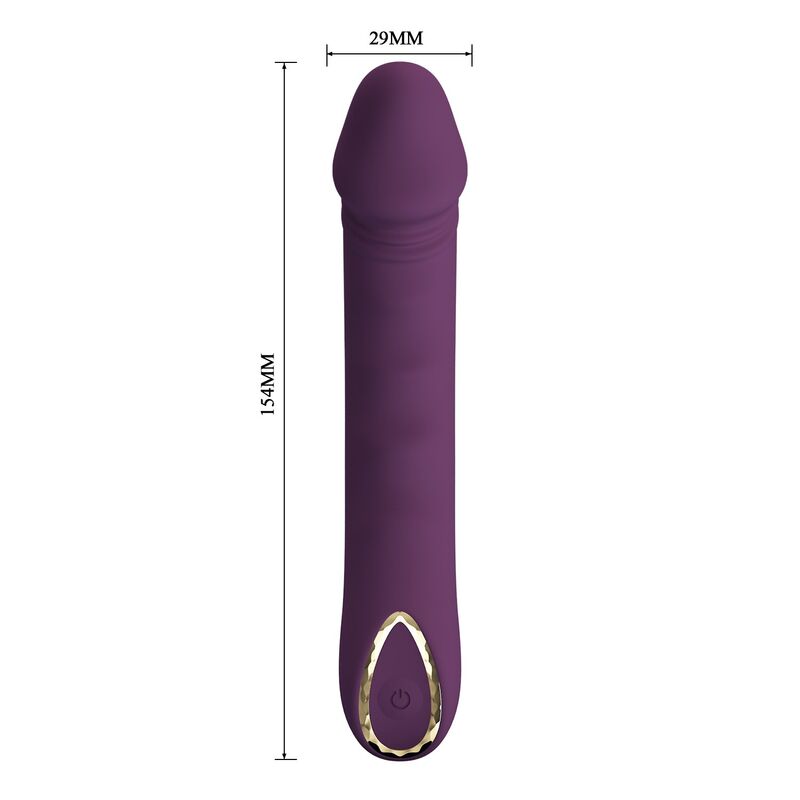 PRETTY LOVE - VIBRATEUR RECHARGEABLE AMARA 10 FONCTIONS VIOLET
