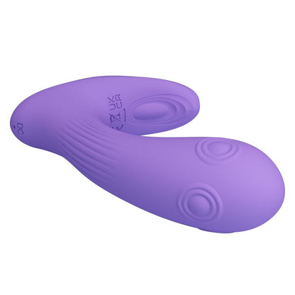 PRETTY LOVE - ANDROMEDA VIBRATEUR À DOUBLE STIMULATION RECHARGEABLE VIOLET