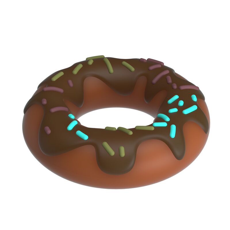 PRETTY LOVE - ANNEAU PÉNIS SUPER DONUT MARRON