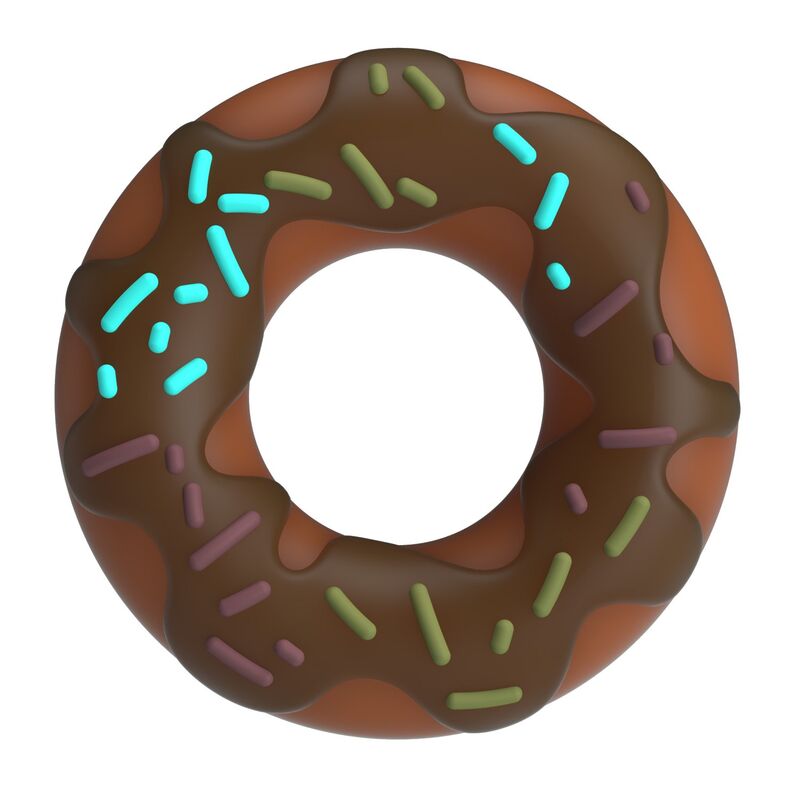 PRETTY LOVE - ANNEAU PÉNIS SUPER DONUT MARRON