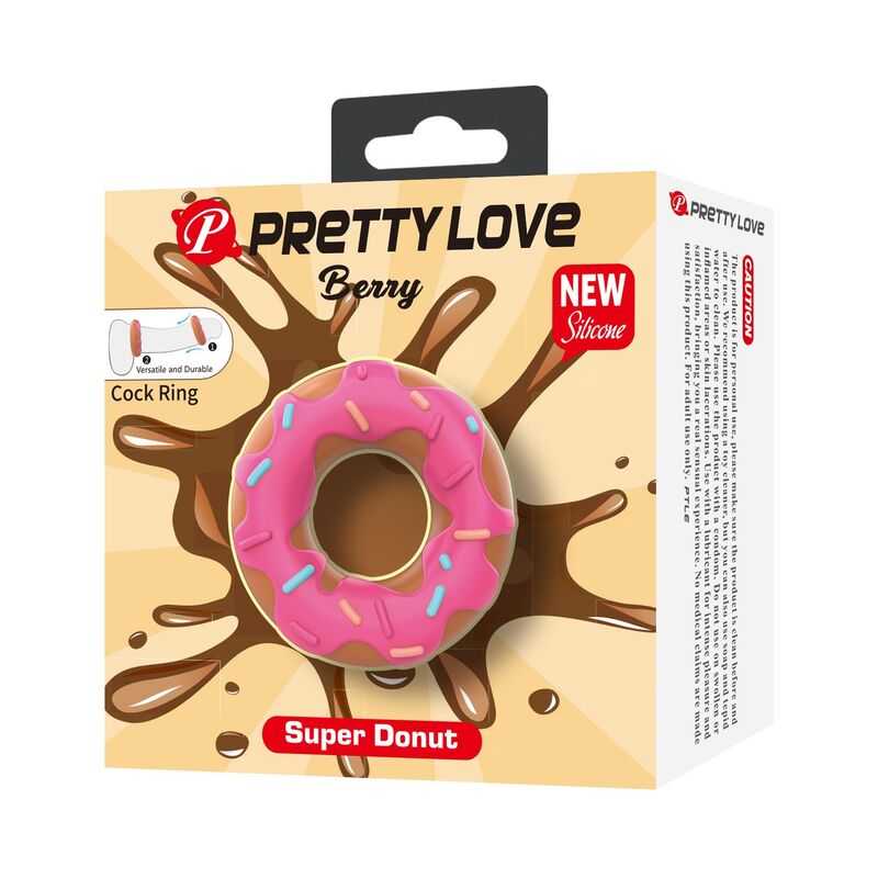 PRETTY LOVE - ANNEAU PÉNIS SUPER DONUT ROSE