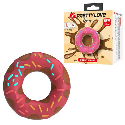 PRETTY LOVE - ANNEAU PÉNIS SUPER DONUT ROSE