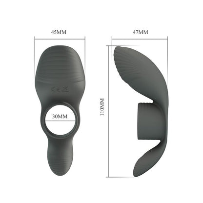 PRETTY LOVE - ANNEAU VIBRANT RECHARGEABLE À DOUBLE STIMULATION