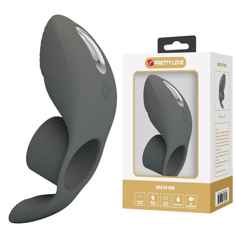 PRETTY LOVE - ANNEAU VIBRANT RECHARGEABLE À DOUBLE STIMULATION