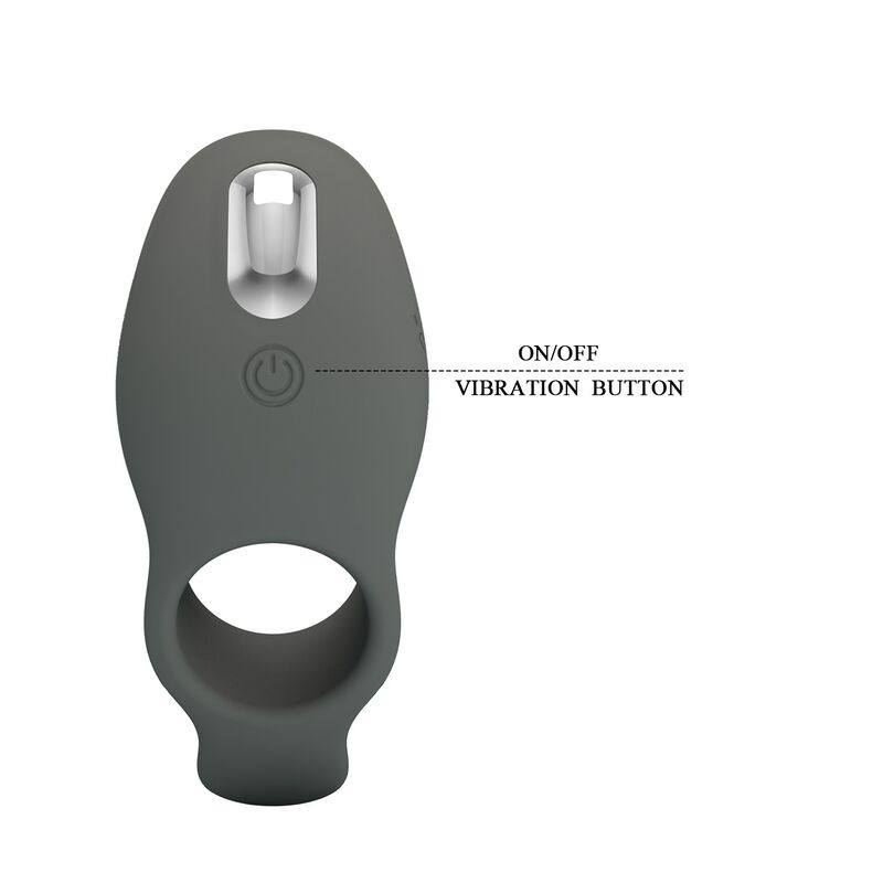 PRETTY LOVE - ANNEAU VIBRANT RECHARGEABLE À DOUBLE STIMULATION