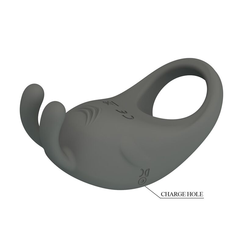PRETTY LOVE - BAGUE VIBRANTE RECHARGEABLE AVEC STIMULATEUR LAPIN