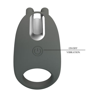 PRETTY LOVE - BAGUE VIBRANTE RECHARGEABLE AVEC STIMULATEUR LAPIN