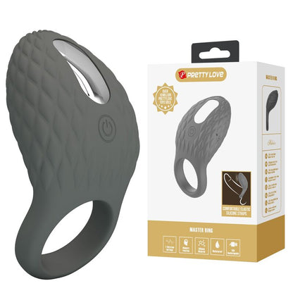 PRETTY LOVE - BAGUE VIBRANTE TEXTURÉE RECHARGEABLE AVEC STIMULATEUR