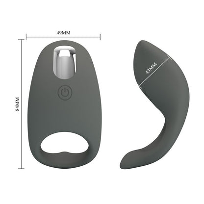 PRETTY LOVE - ANNEAU VIBRANT RECHARGEABLE EN SILICONE SOUPLE