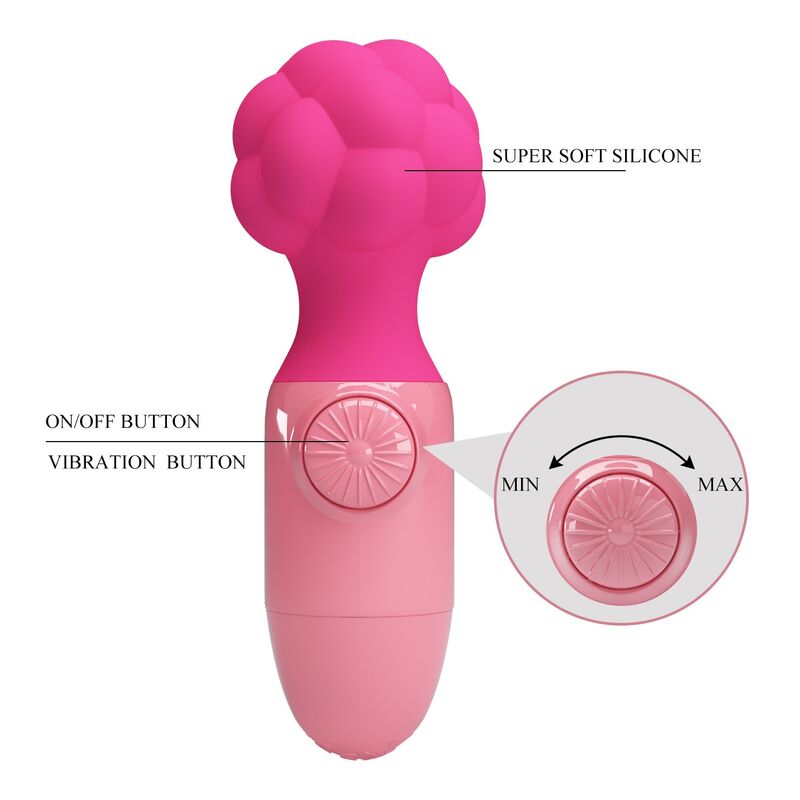 PRETTY LOVE - ANWEN MINI MASSEUR ROSE