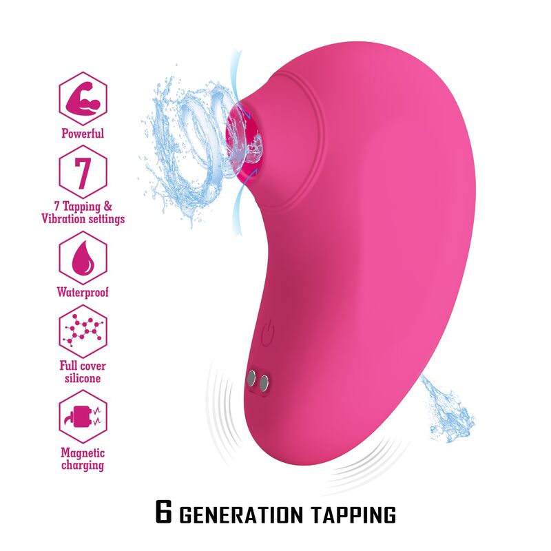 PRETTY LOVE - STIMULATEUR CLITORIAL RECHARGEABLE ARILA AVEC VIBRATION ROSE