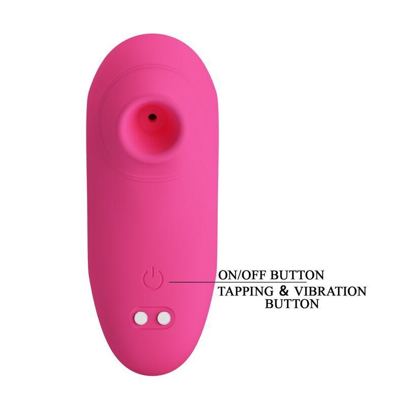 PRETTY LOVE - STIMULATEUR CLITORIAL RECHARGEABLE ARILA AVEC VIBRATION ROSE