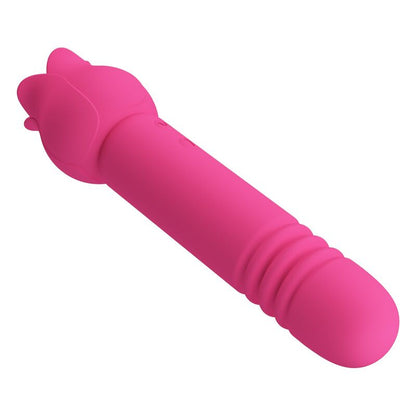 PRETTY LOVE - CHALEY VIBRATEUR RECHARGEABLE ROSE POUR LA STIMULATION ORALE, PAR POUSSOIR ET CLITORIALE