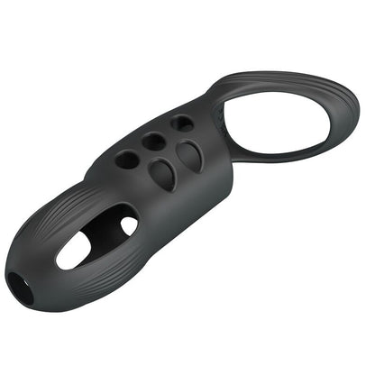 PRETTY LOVE - CRAIG ANNEAU PÉNIS VIBRANT RECHARGEABLE NOIR