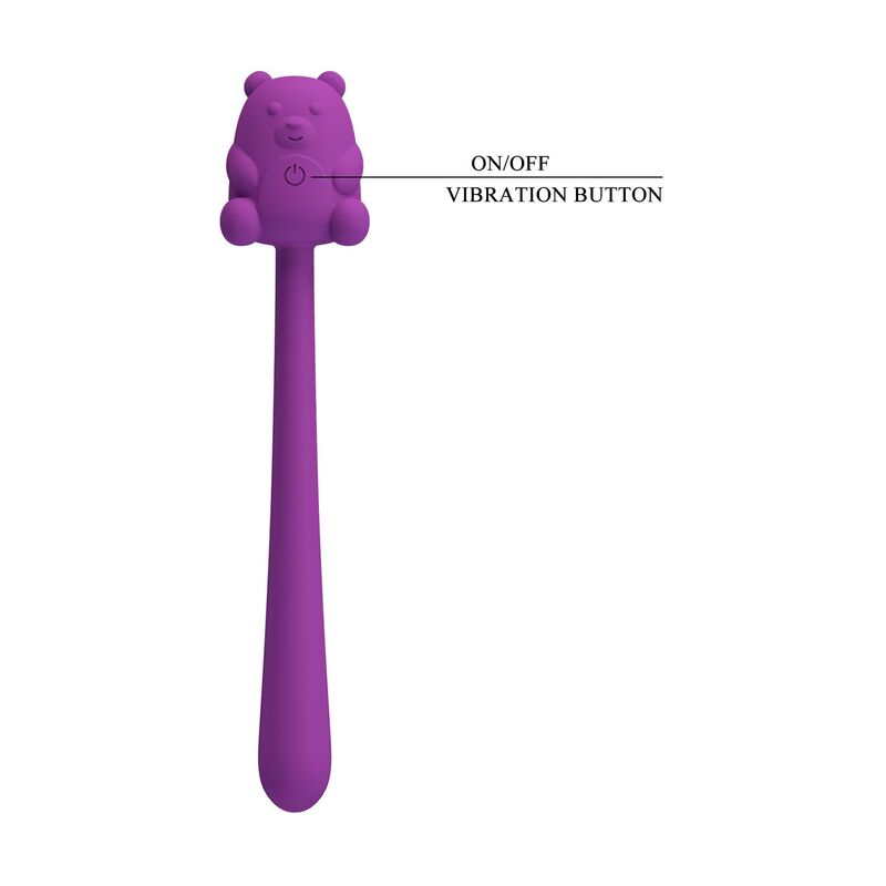 PRETTY LOVE - BÂTON VIBRATEUR RECHARGEABLE EN FORME D'OURS MIGNON