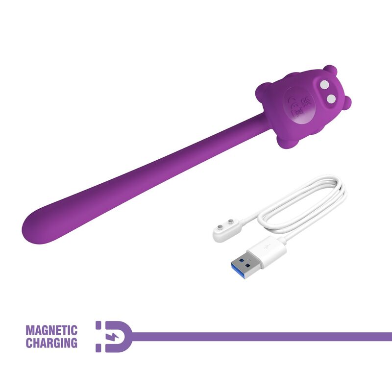 PRETTY LOVE - BÂTON VIBRATEUR RECHARGEABLE EN FORME D'OURS MIGNON