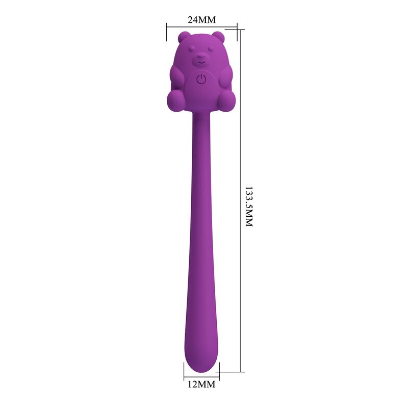 PRETTY LOVE - BÂTON VIBRATEUR RECHARGEABLE EN FORME D'OURS MIGNON