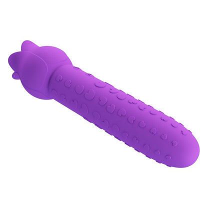 PRETTY LOVE - VIBRATEUR STIMULATEUR ORAL ET CLITORIAL RECHARGEABLE DANNELL VIOLET