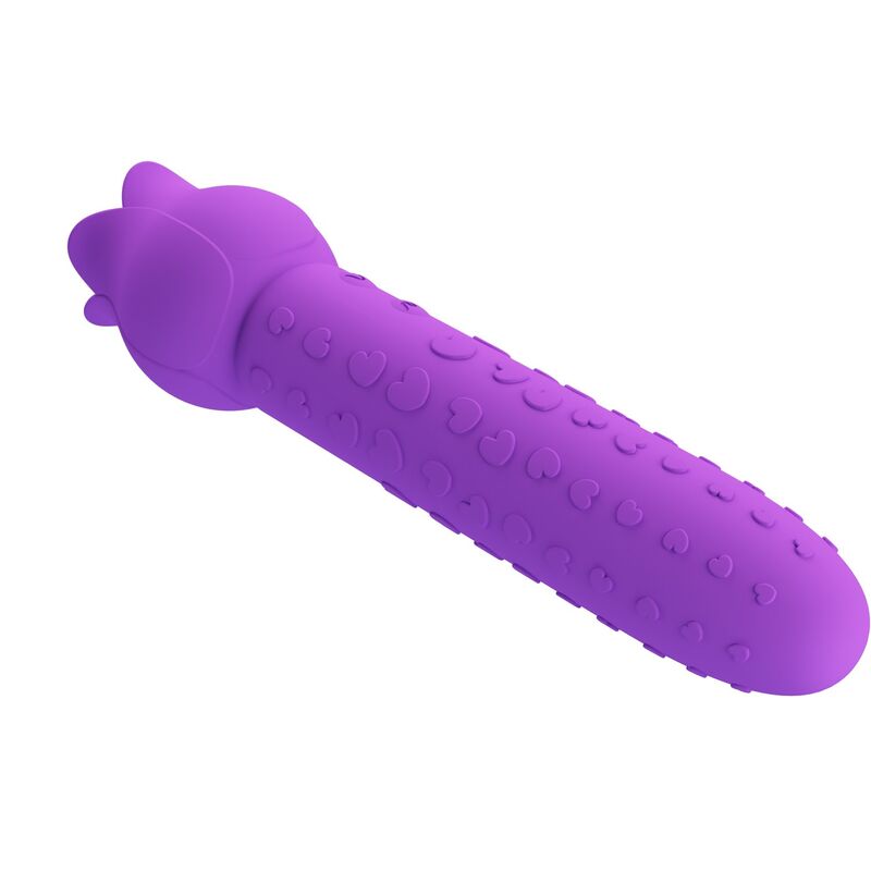 PRETTY LOVE - VIBRATEUR STIMULATEUR ORAL ET CLITORIAL RECHARGEABLE DANNELL VIOLET