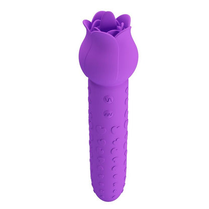 PRETTY LOVE - VIBRATEUR STIMULATEUR ORAL ET CLITORIAL RECHARGEABLE DANNELL VIOLET