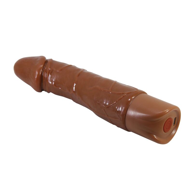 PRETTY LOVE - VIBRATEUR RÉALISTE DONALD 19,5 CM Ø 4 CM MARRON