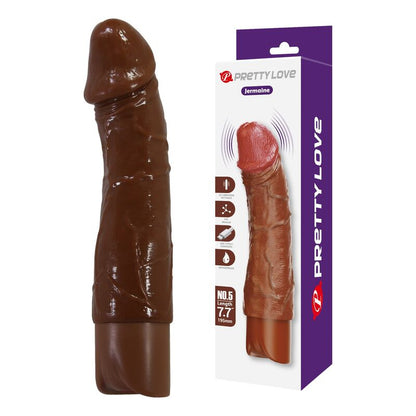 PRETTY LOVE - VIBRATEUR RÉALISTE DONALD 19,5 CM Ø 4 CM MARRON