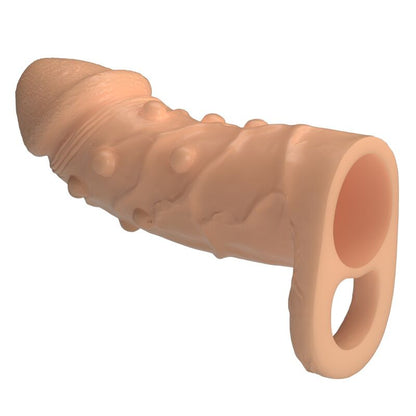 PRETTY LOVE - MANCHON D'EXTENSION PÉNIENNE DORT 14 CM Ø 4 CM NATUREL
