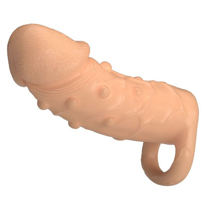 PRETTY LOVE - MANCHON D'EXTENSION PÉNIENNE DORT 14 CM Ø 4 CM NATUREL