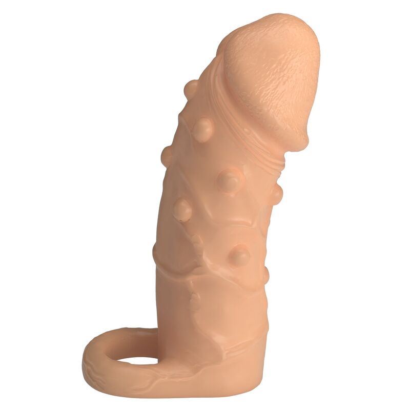 PRETTY LOVE - MANCHON D'EXTENSION PÉNIENNE DORT 14 CM Ø 4 CM NATUREL