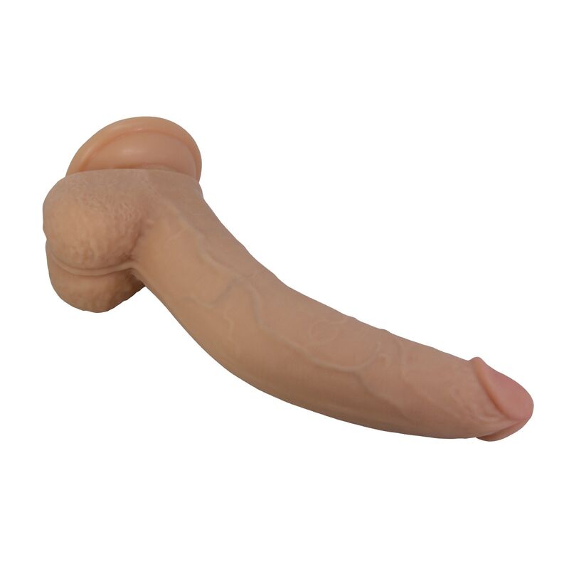 PRETTY LOVE - ELLCUMENT GODEMICHET RÉALISTE ET FLEXIBLE 18 CM Ø 4,5 CM TPE NATUREL