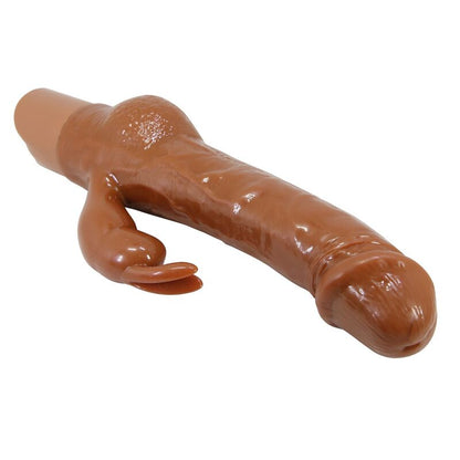 PRETTY LOVE - ELLISON VIBRATEUR LAPIN RÉALISTE 22,6 CM Ø 4,2 CM MARRON