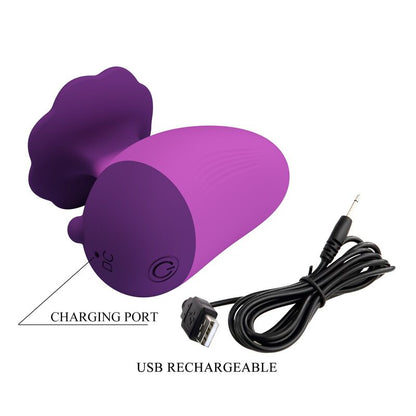 PRETTY LOVE - STIMULATEUR CLITORIAL RECHARGEABLE 7 MODES VIOLET