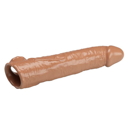 PRETTY LOVE - MANCHON D'EXTENSION DE PÉNIS AJUSTABLE 26 CM Ø 4 CM NATUREL